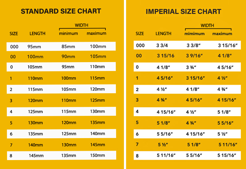 Scoot Boot Size Chart