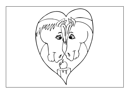 horses coloring pages. Horse Coloring E-book